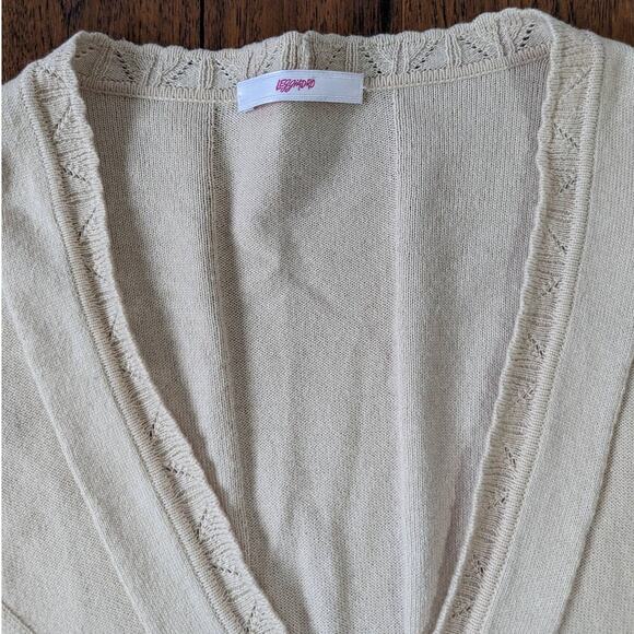 Leggiadro Cashmere Silk Cardigan Y2K - Picture 2 of 5